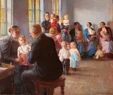 Anna Ancher: 'En vaccination'. 1899. Skagens Kunstmuseer&nbsp;