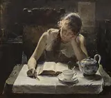 Bertha Wegmann: Resignation,1890, Den Hirschsprungske Samling