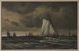 Anton Melbye: 'Skibe til søs', 1867, Den Hirschsprungske Samling