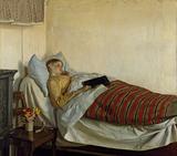 Michael Ancher: En syg pige. Tine Normand, 1883