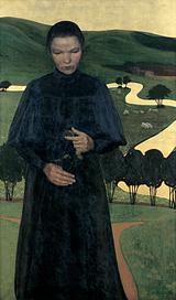 Ejnar Nielsen: 'Den blinde. Gjern', 1896-98. Den Hirschsprungske Samling. 