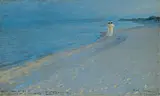 P.S. Krøyer: Sommeraften på Skagen Sønderstrand. 1893. Olie på lærred. Den Hirschsprungske Samling&nbsp;