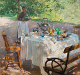 Hanna Hirsch Pauli: Breakfast, 1887, Nationalmuseum Stockholm