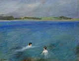 Johannes Larsen: Badende drenge. 1889. Den Hirschsprungske Samling