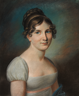 Christian Horneman: 'Portræt af Mathilde Theresia von Irgens-Bergh', 1810-16. Den Hirschsprungske Samling.