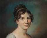 Christian Horneman: 'Portræt af Mathilde Theresia von Irgens-Bergh', 1810-16. Den Hirschsprungske Samling.