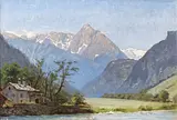 Fornylig erhvervede museet også dette lille oliemaleri Landskab fra Tyrol. Krøyer malede det i 1875 på sin første studierejse uden for Danmark.&nbsp;