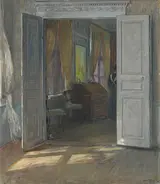 Hanna Hirsch Pauli: Interiør, 1898, Norrköpings Konstmuseum. Foto Per Myrehed