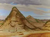 Vilhelm Kyhn: 'Skagens klitter', 1845. Den Hirschsprungske Samling.